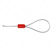 Пломба тросовая номерная 220 мм, самофиксирующаяся